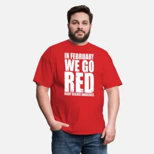 Wear Red To Fight Heart Disease Awareness T-Shirt