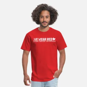 We Wear Red Heart Disease Awareness T-Shirt